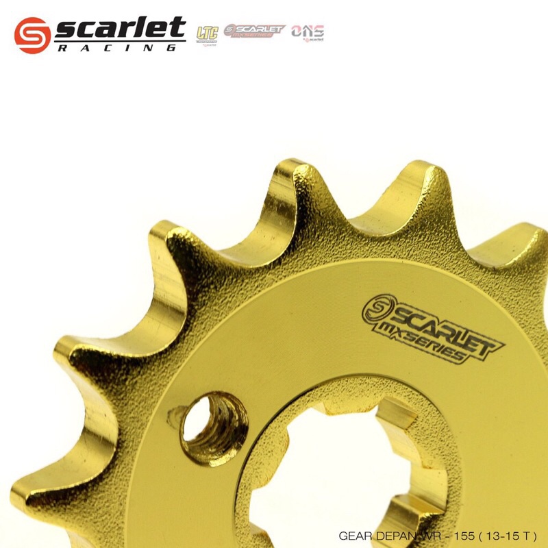 Gear Depan Wr 155 Scarlet Original Gir Yamaha Wr 428- 13 14 15 Gir Wr Scarlet