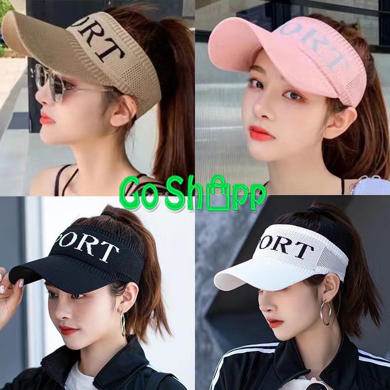 Topi Rajut Fashion Korea Import - Topi Olahraga Sport Senam Zumba Sepeda Santai Golf Import - Topi Baseball Sport Import Wanita - Topi Wanita Knit Visor Sports Baseball Cap [CP05]