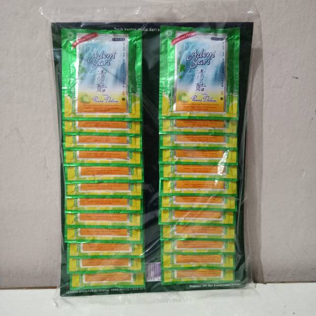 Jual Adem Sari Sachet Gr Isi Sachet Adem Sari Saset Adem