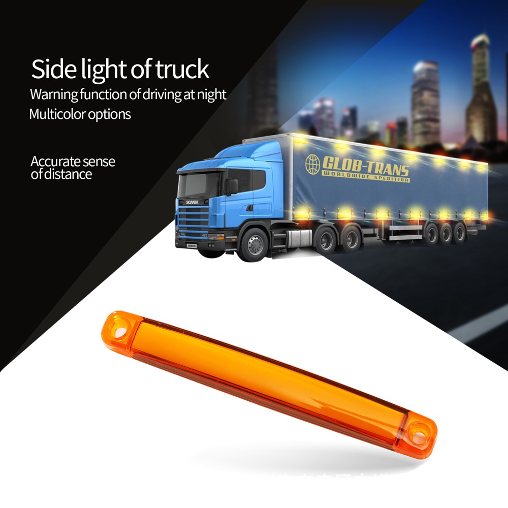12v 24v 9smd bus/Truk/trailer/Truk/Truk LED Side light LED tail light Lampu Penanda Lampu Sinyal Lampu Indikator Samping