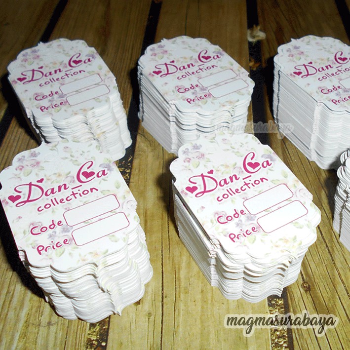 

Label Harga - Price Tag - Shabby Chic - Custom-300pcs
