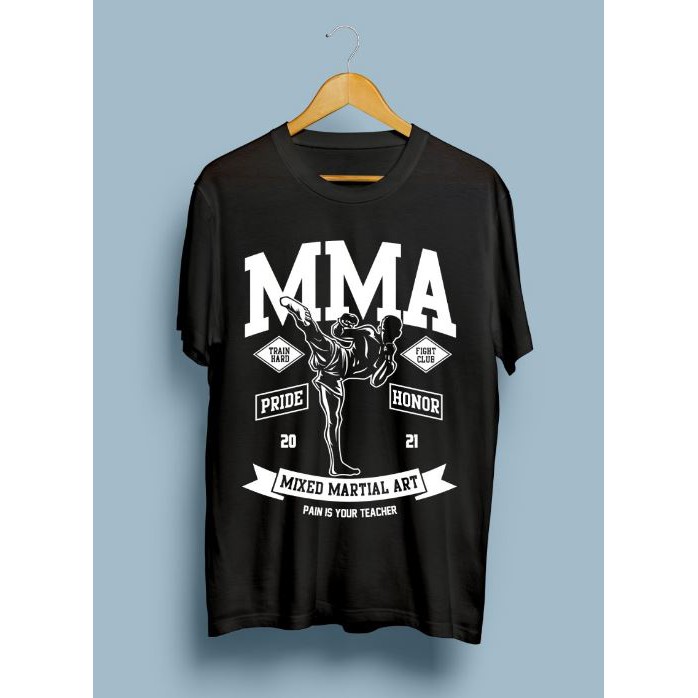 Kaos Tinju/ TShirt MMA/Kaos MMA/Tshirt Tinju/MMA/Kaos Cotton Jaco X2D