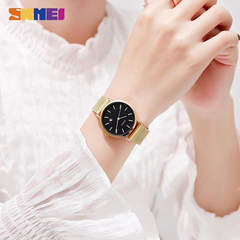 SKMEI 1530 Jam Tangan Wanita Analog Tali Stainless WATCHKITE WKOS