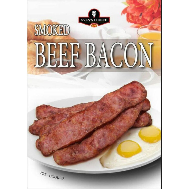 

smoked beef bacon