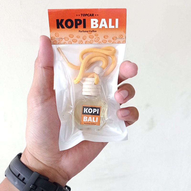 TOPCAR Parfum Mobil Kopi Bali Gantung Premium Soft dan Tahan Lama Kabin Rumah Kantor Masjid Gereja Pengharum Pewangi Penyegar Murah