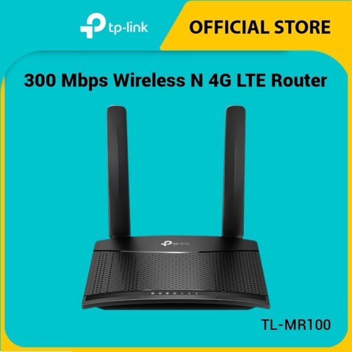 Router TP Link TL-MR100 300Mbps 4G Wireless N Router - TPLink TL-MR100