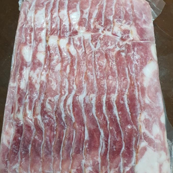 

pork bacon non halal 1kg