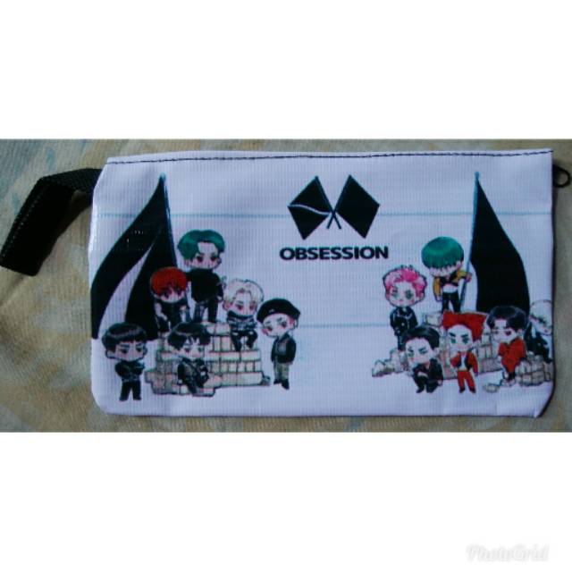 TEMPAT PENSIL EXO OBSESSION KPOP PENCASE EXO PEN CASE KPOP EXO POUCH EXO KPOP STUFF . , ?