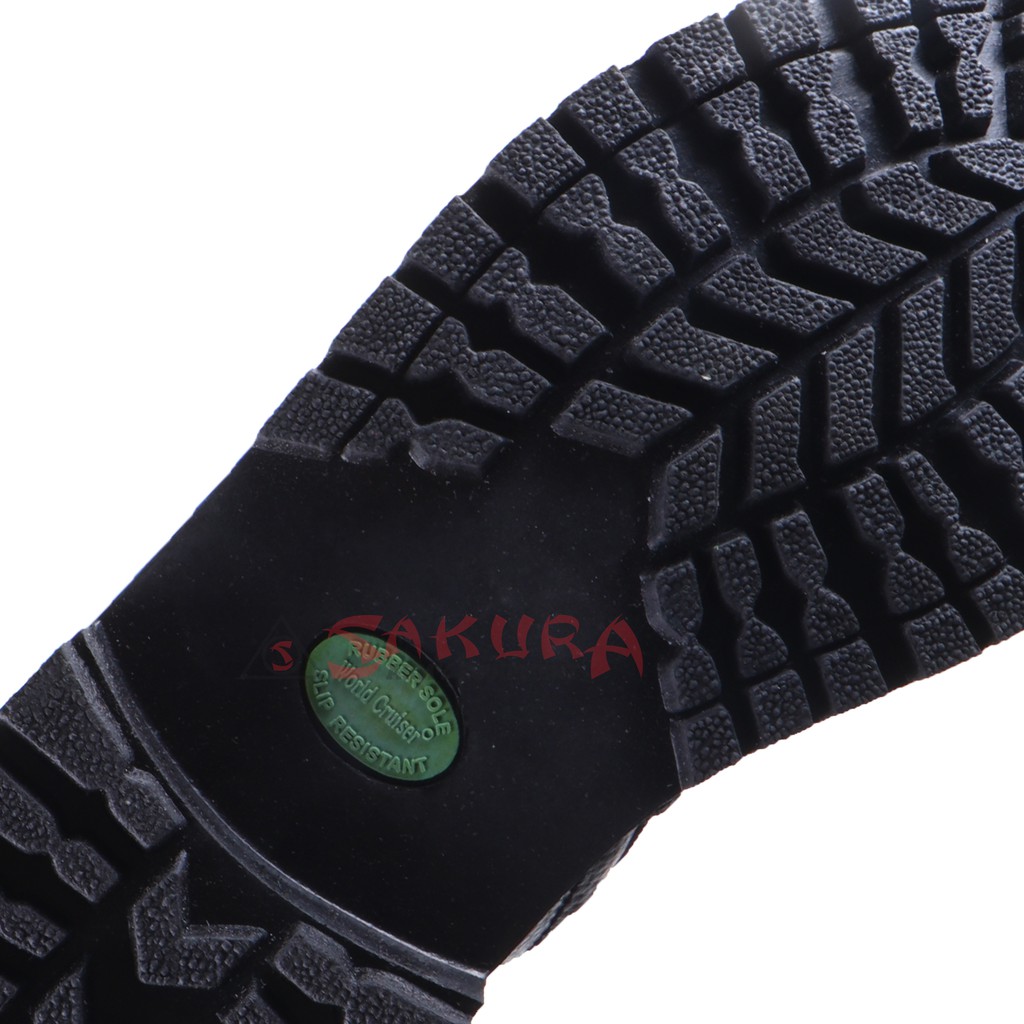 Sepatu Safety World Cruiser 6807 HITAM-Sepatu Kulit Safety