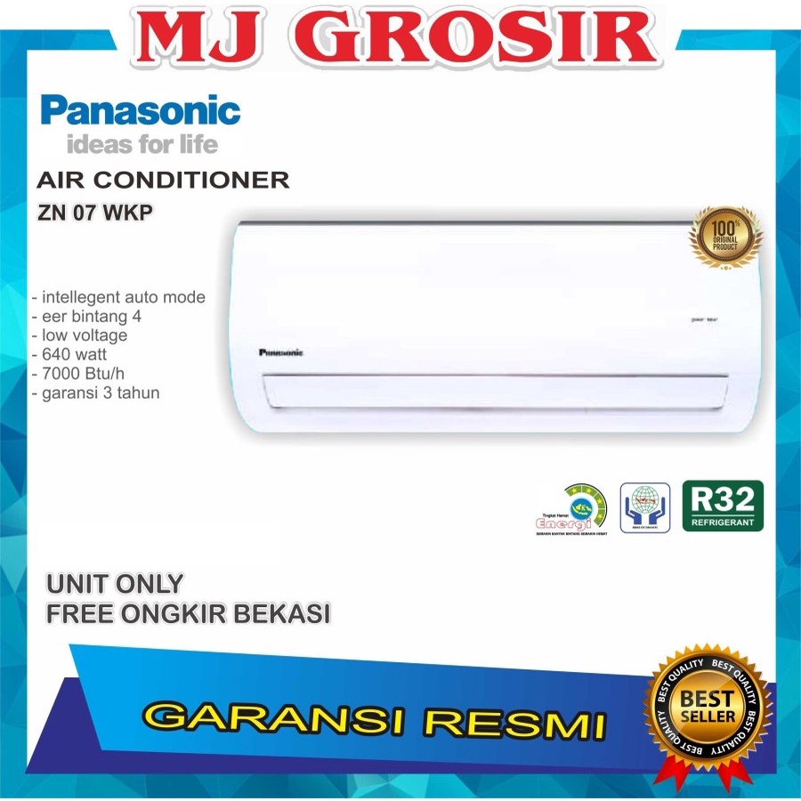 PANASONIC AC ZN 7 WKP 7WKP 3/4PK 3/4 PK R32 STANDARD UNIT ONLY