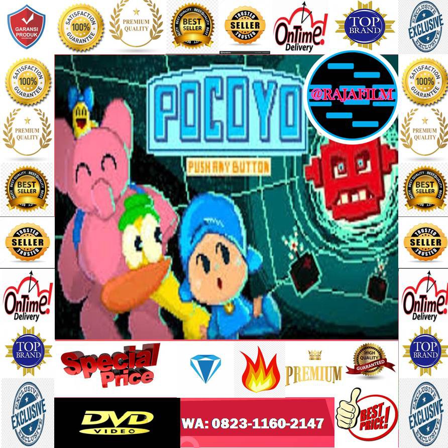 Kaset CD DVD Film Anime Pocoyo