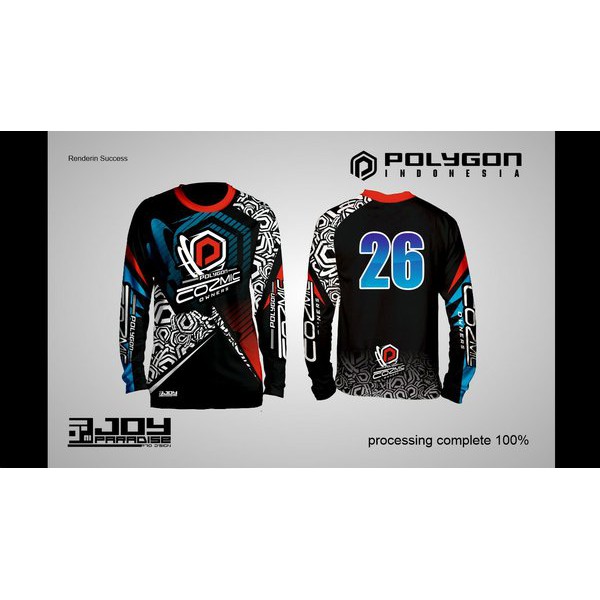 Jersey Polygon Cozmic Owners Bisa Pakai Nama / Nomor Sendiri