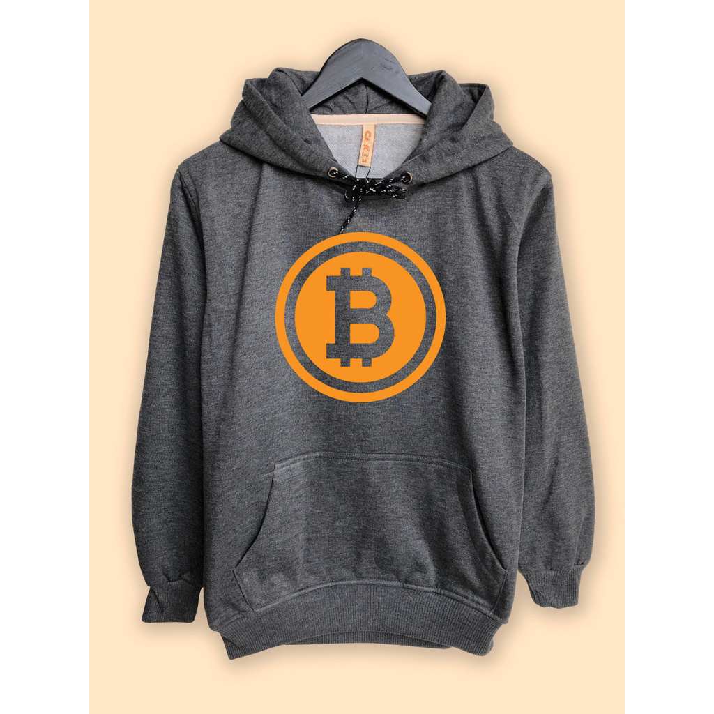 Jaket Hoodie Bitcoin cryptocurrency