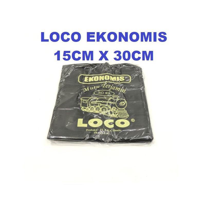 Plastik Loco Hitam Ekonomis Uk : 15 X 30