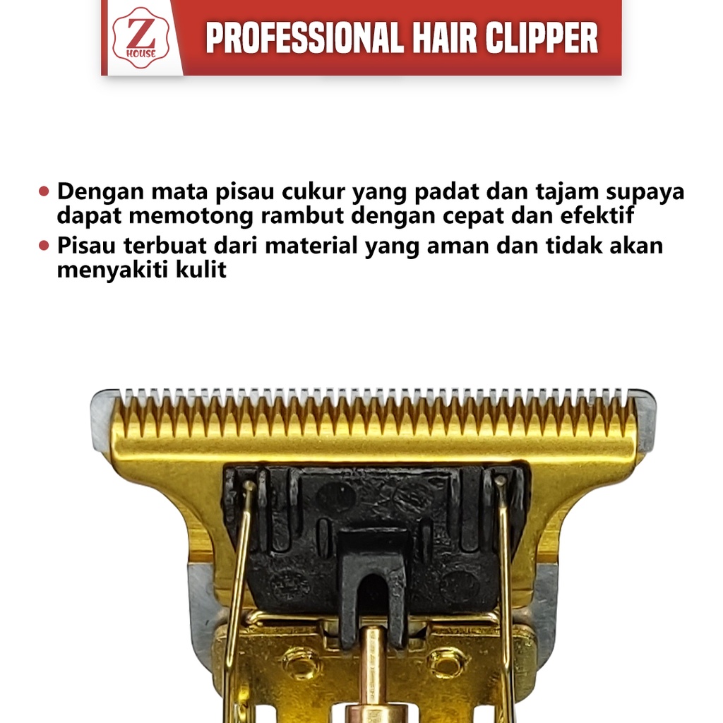 Alat Mesin Cukur Potong Elektrik Rambut Kumis Jenggot Jambang Hair Clipper Hair Trimmer Hair Clipper Rambut