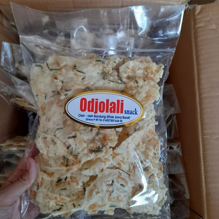 

Snack Rempeyek Rebon Peyek Gurih Asli Bandung Odjolali Gurih