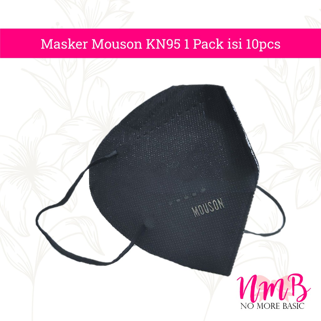 Masker KN95 5ply MOUSON KN 95 5 ply Mask ORIGINAL 1 Pack Isi 10pcs