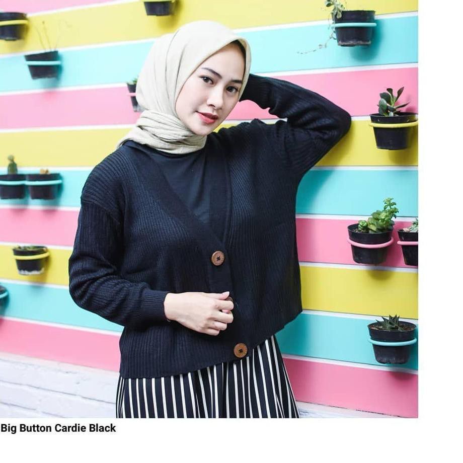 Belleza Outlet baju rajut Cardigan rajut atasan wanita Lizzy