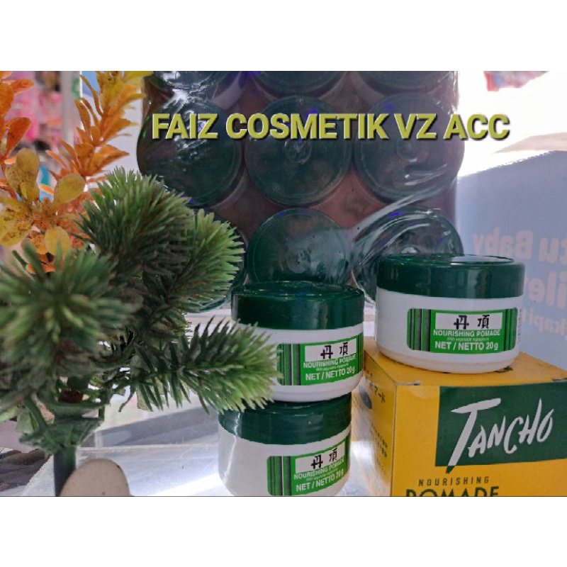 Tancho pomade hijau/  Minyak Rambut Tanco 20gr , 40gr &amp; 60gr