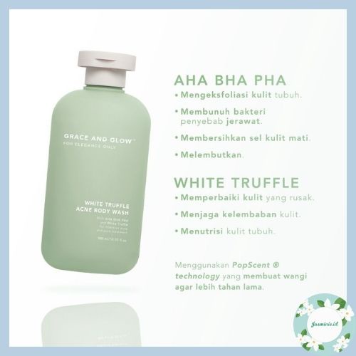 [PROMO!] Grace and Glow White Truffle Acne Body Wash Sabun Mandi 400ml