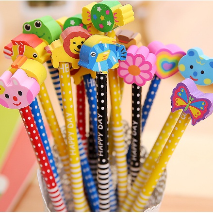 

PE010 Alat Tulis Pensil Dan Penghapus Lucu Anak - Anak