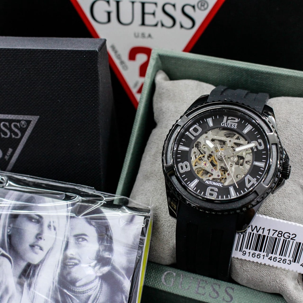 Jam Tangan Pria Guess Elite W1178G2 Original Men Watch