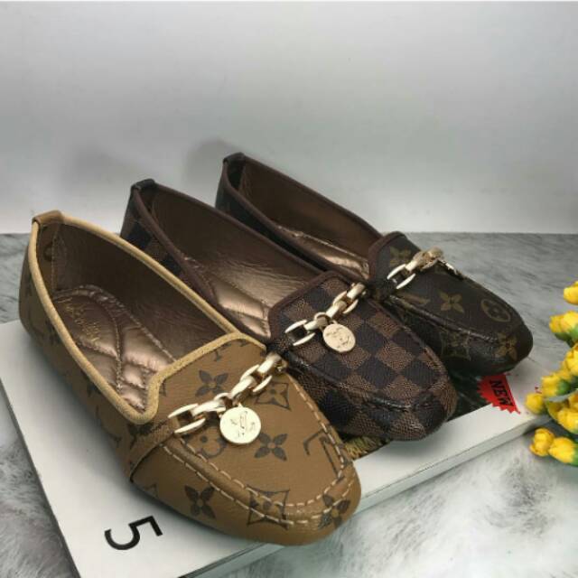 SEPATU WANITA FLATSHOES LOUIS VUITTON/ LV FLATSHOES