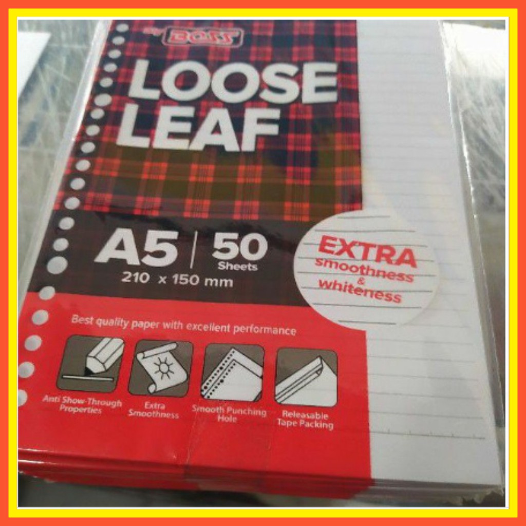 

LOOSE LEAF A5 ISI 50 / ISI BINDER
