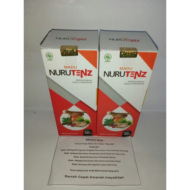 

Madu Nurutenz Asli 100% original Obat Hipertensi Menurunkan Tensi Darah