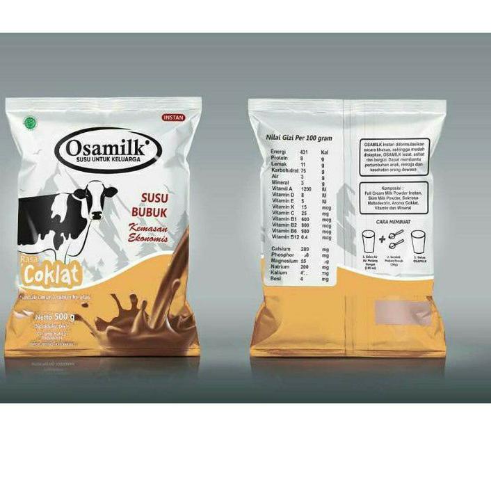 

(GUM⤀828) SUSU OSAMILK COKLAT 500 GRAM **