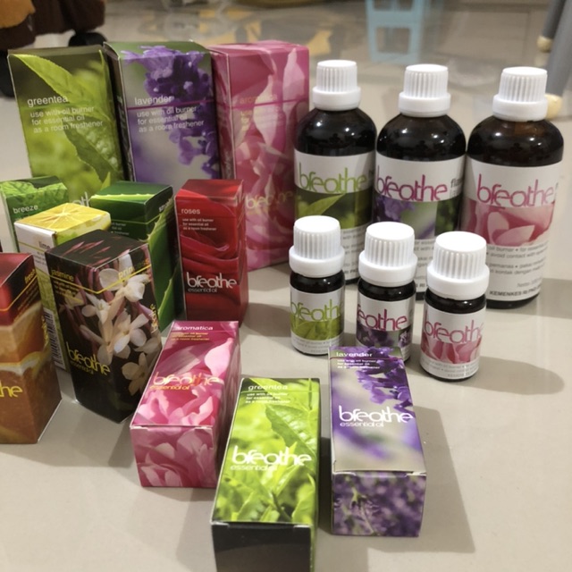 BREATHE ORIGINAL 10ml/100ml ESSENTIAL OIL/AROMA TERAPI/PENGHARUM RUANGAN MINYAK BRETH ORI