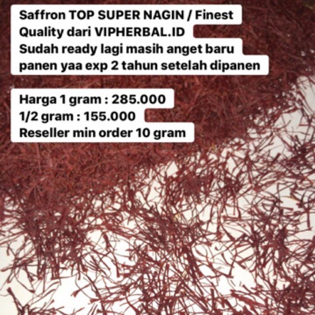 

Saffron Red Gold Iran - Safron Top Super Negin 0,5 gram