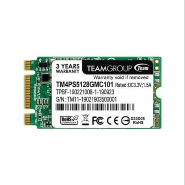 Team SSD MS30 Msata M.2 2242 128GB - Team 128 GB M2 Sata TM4PS7128G0C101