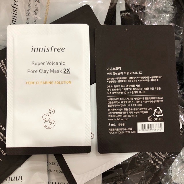 [100% ORIGINAL MONEY GUARANTEE ] INNISFREE SUPER VOLCANIC PORE CLAY