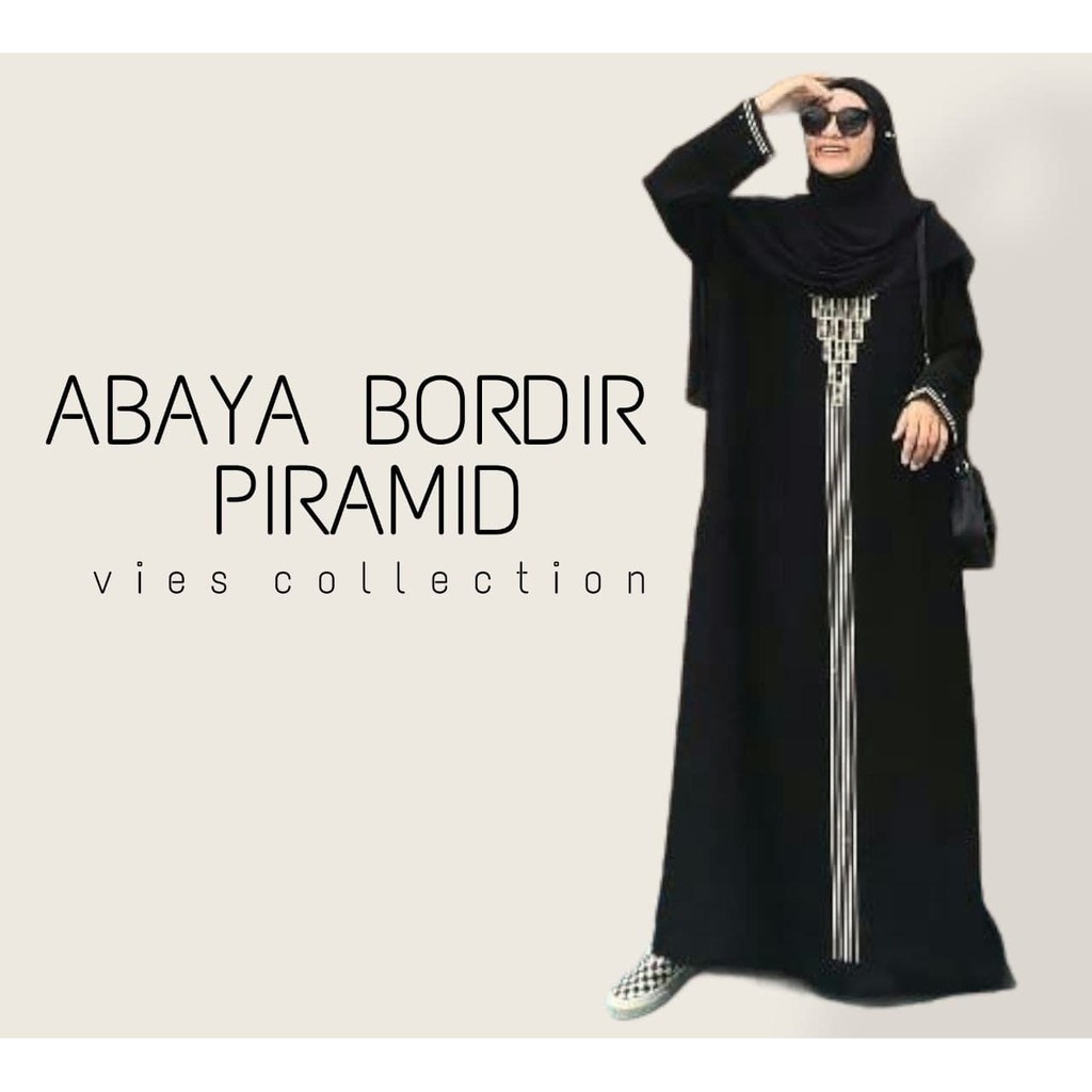 Basic Abaya Abaya Arab Abaya BORDIR REMAJA Abaya Turkey