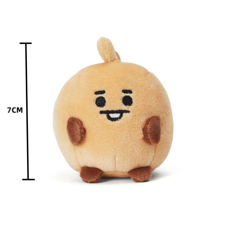 Gantungan Kunci Boneka Mang Chimmy Shooky Tata Bahan Plush Ukuran 7-12CM Untuk Anak / Dewasa