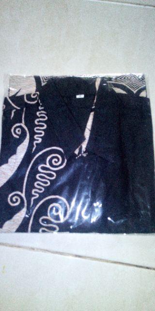 Distro Batik Hrb026 Kenongo Kemeja Tosca Pende Pekalongan Padi M L Xl Sogan Halus Kemeja Batik