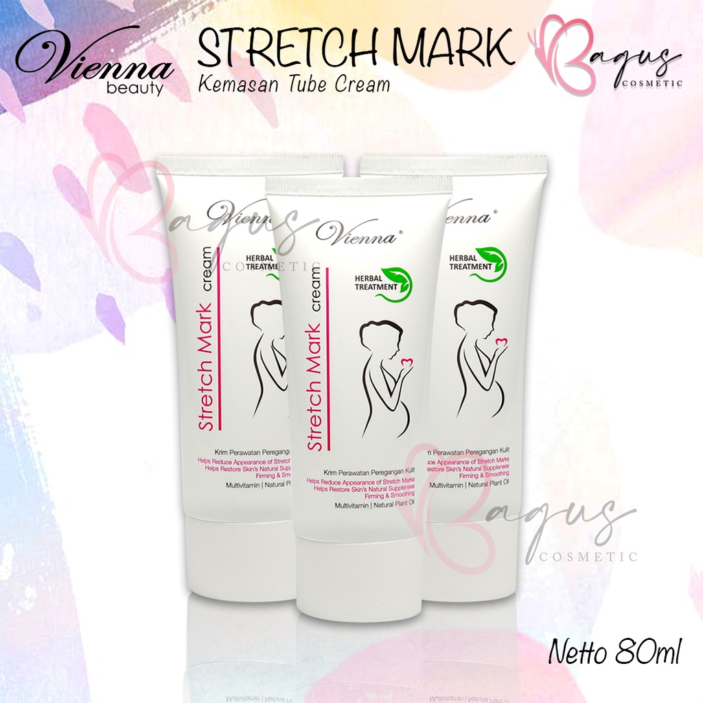 ⭐BAGUS⭐ (TUBE) VIENNA STRECH MARK CREAM BPOM / VIENNA SELULIT