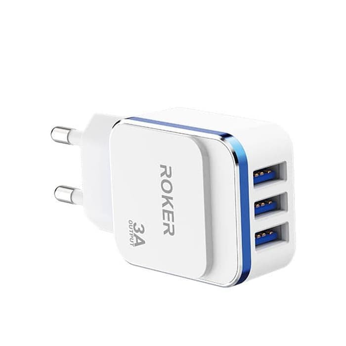 CHARGER ROKER RK-C12/ TRON 3 USB WALL CHARGER