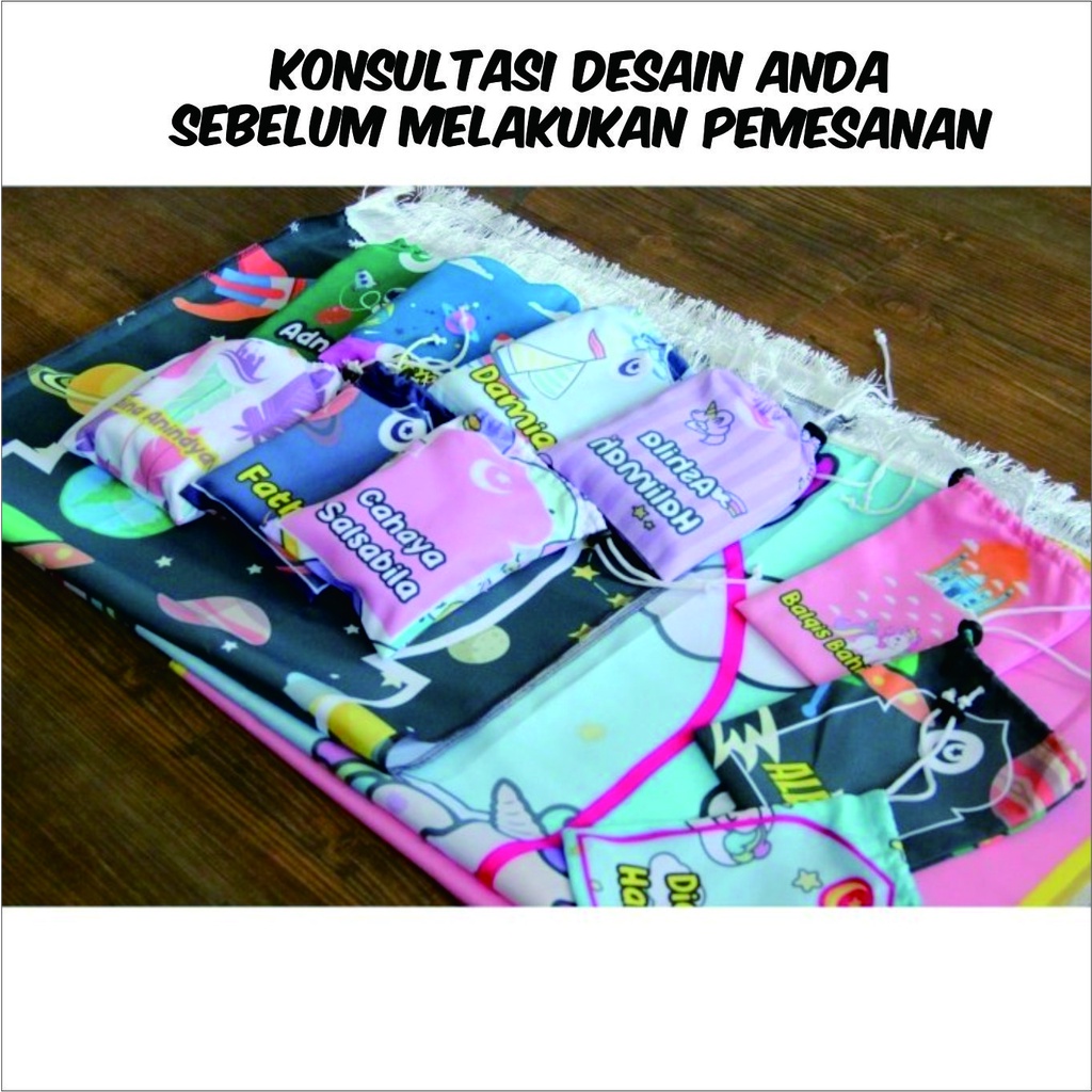 Sajadah Anak Custom Printing Sublim