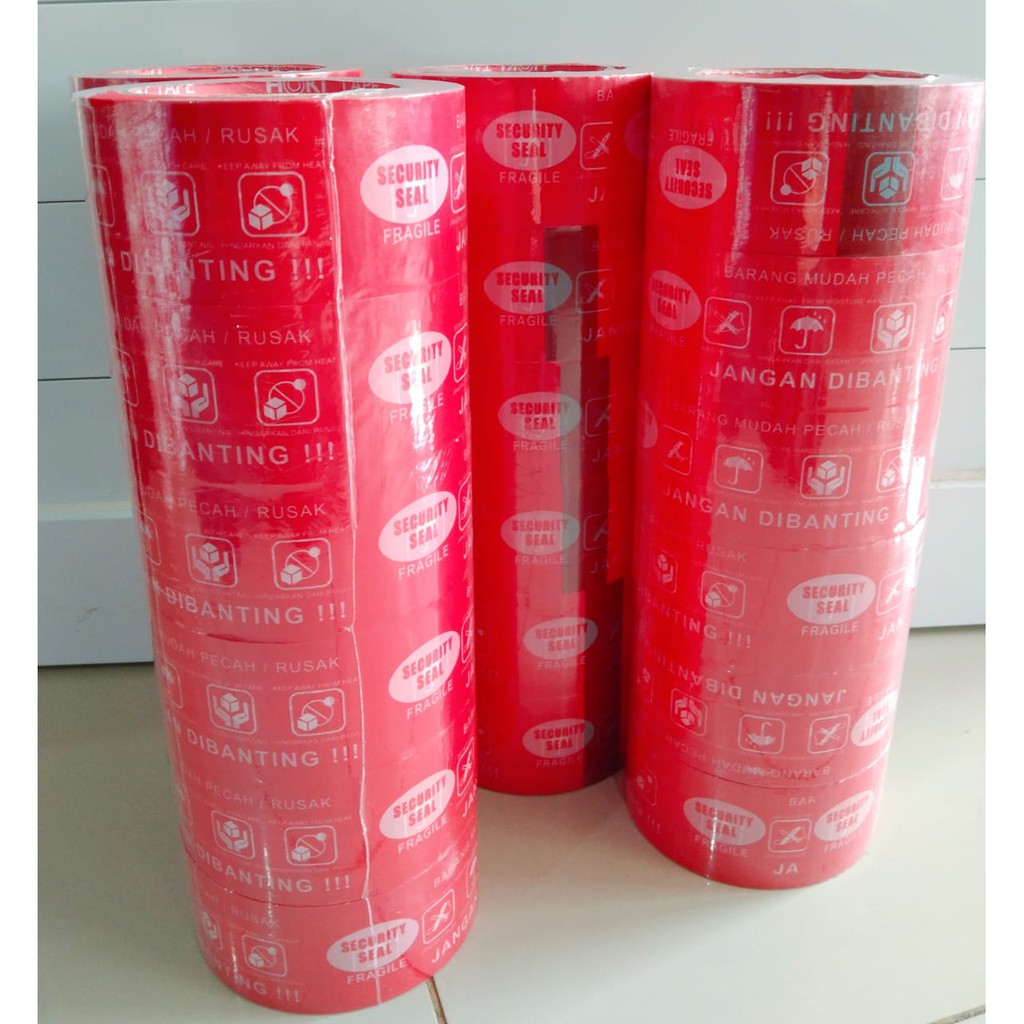 

LAKBAN FRAGILE 90 YARD X 48 MM 1 DUS ISI 72 PCS MURAH JANGAN DIBANTING
