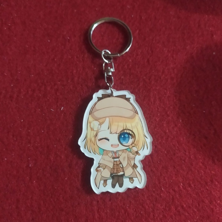 Gantungan Kunci Watson Amelia Hololive Vtuber V2 - Keychain Akrilik Ganci Acrylic