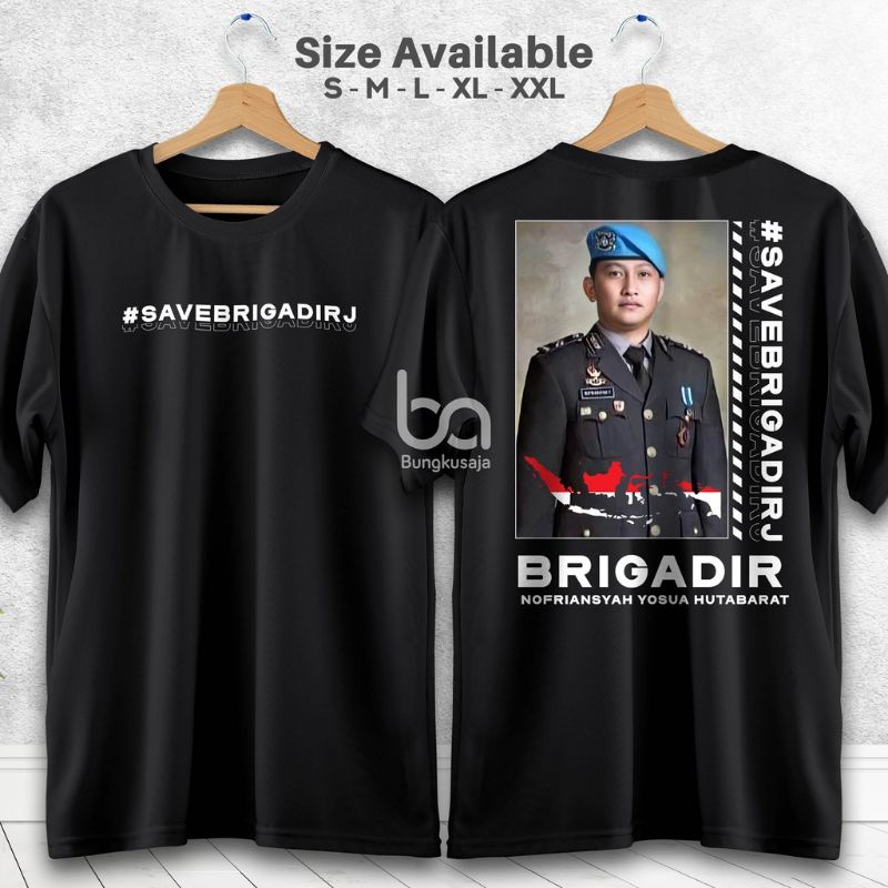 KAOS DISTRO GAMBAR KEREN MENGENANG BRIGADIR J PAKAIAN PRIA DAN WANITA