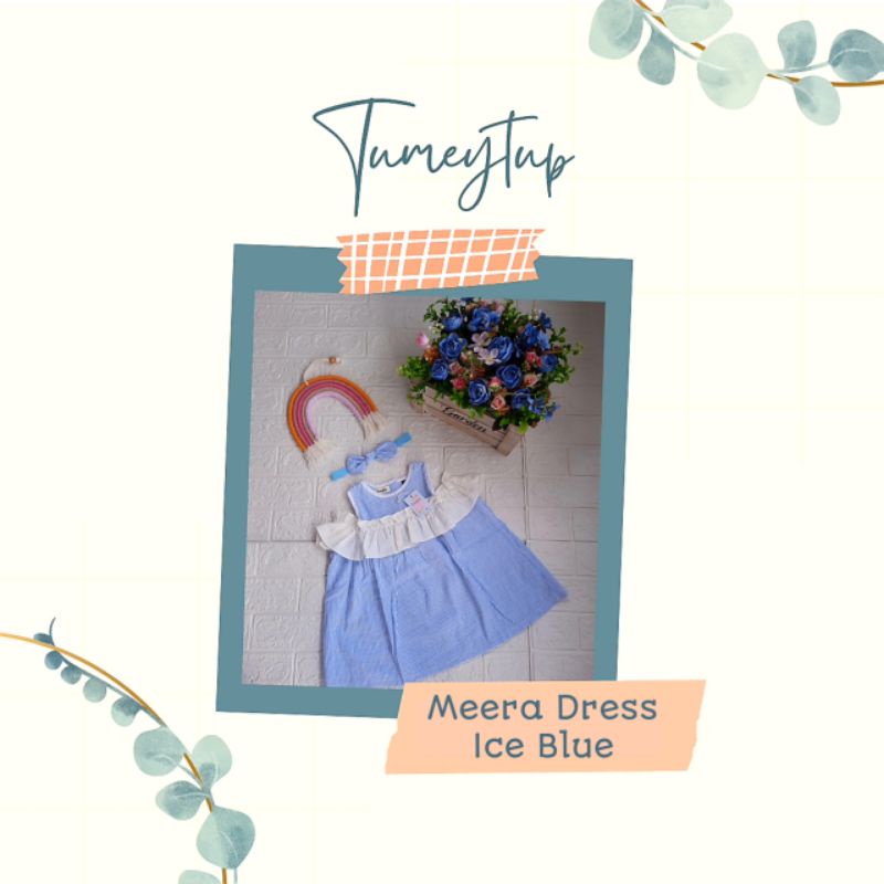 Dress Anak / Dress Bayi / Meera Dress Ice Blue