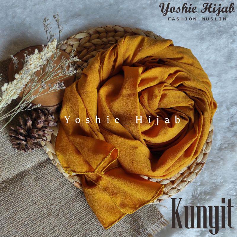 Kerudung instan Jilbab Bergo Maryam Simpel Jumbo XL Diamond-Mustard