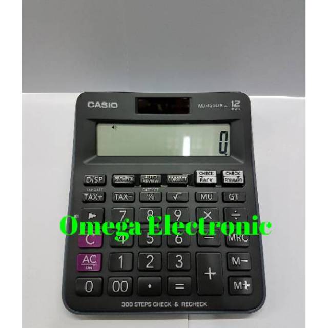 

RB Casio Desktop MJ-120D Plus - Calculator Meja Office Check Correct MJ-120D Plus MJ 120D