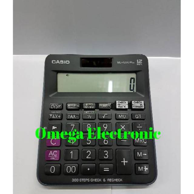 Casio Desktop MJ-120D Plus  - Calculator Meja Office Check Correct MJ-120D Plus MJ 120D