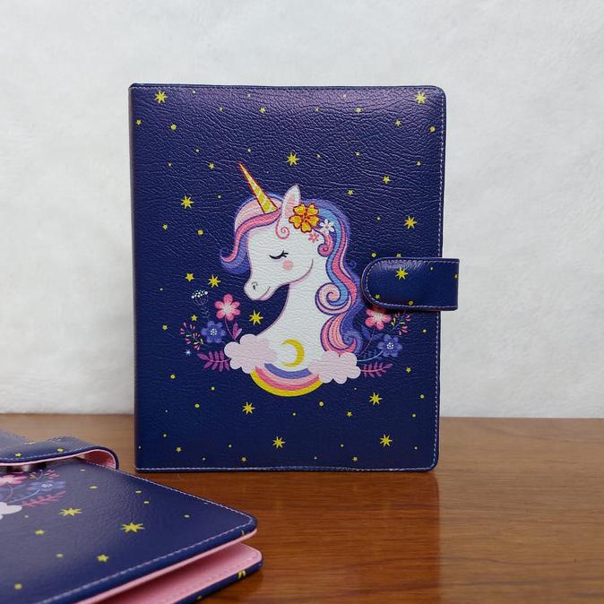 

BAYAR DITEMPAT BINDER PRINTING MOTIP UNICORN CUTE A5/RING 20, B5/RING 26 TERBATAS Kode 721