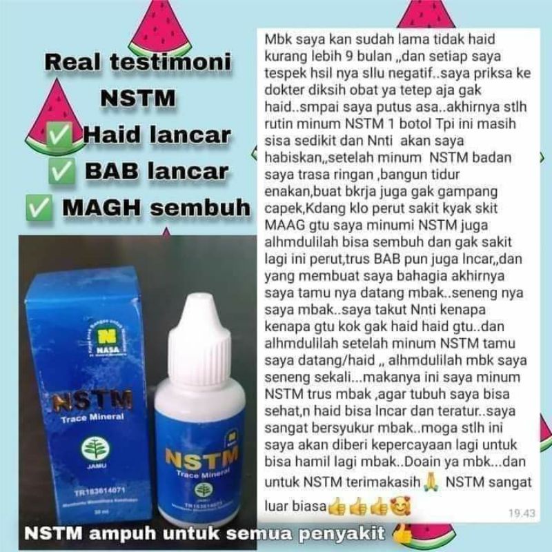 NSTM NASA TRACE MINERAL ORIGINAL ANTI VIRUS DAN MENJAGA IMUN TUBUH