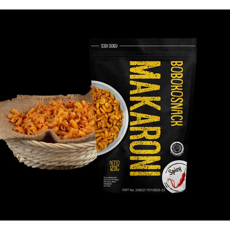 

Makaroni pedas - Cemilan pedas - Snack kekinian - Snack murah